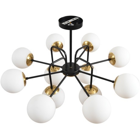 Люстра потолочная E27 12*60W 220V ELRONA 8375/12C