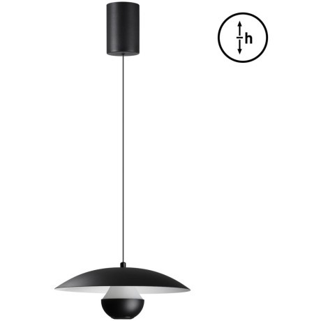 Светильник подвесной с механизмом регулировки высоты, провод 2м LED 4W вниз/3W вверх 760Лм 3000K Novotech IMAN 359336