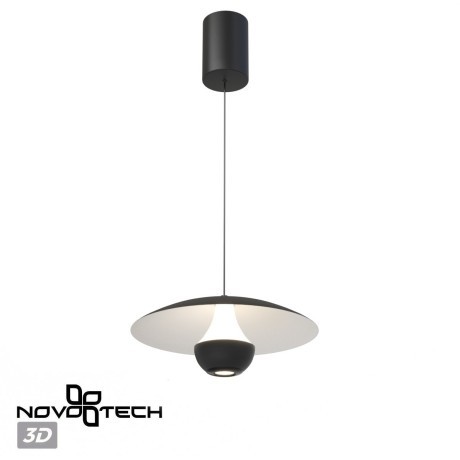 Светильник подвесной с механизмом регулировки высоты, провод 2м LED 4W вниз/3W вверх 760Лм 3000K Novotech IMAN 359336