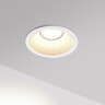 Novotech CLARTE 359873 Белый круглый встраиваемый светильник диаметром 80мм, с CCT переключателем цветовой температуры LED 7Вт 360Лм CRI≥90 70° 3000-4000-6000К IP20 220V (коэффициент пульсации<1%)
