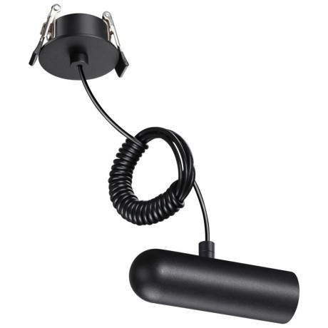 Встраиваемая база с вводом питания, заглушкой и проводом 200см Novotech Glat 359384