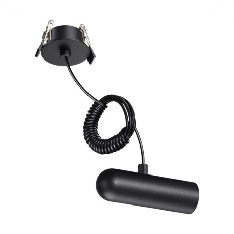 Встраиваемая база с вводом питания, заглушкой и проводом 200см Novotech Glat 359384