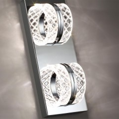 5029/8WL L-VISION ODL24 хром/металл/акрил Бра LED 8W 4000K 415лм MIRAGE