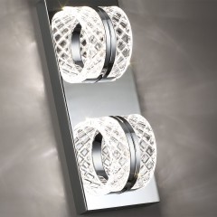 5029/8WL L-VISION ODL24 хром/металл/акрил Бра LED 8W 4000K 415лм MIRAGE