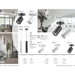 Подвесной светильник цилиндр Novotech 370402 PIPE под лампу 1xGU10 50W