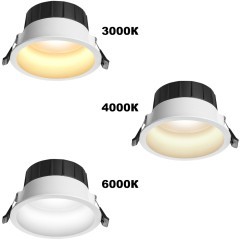 Светильник встраиваемый с перекл. цвет. температуры IP44 LED 20W CRI90 3000К\4000К\6000К CLARA 359555  