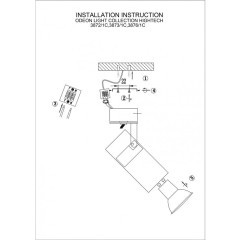 Спот настенный Odeon Light 3872/1C KIKO под лампу 1xGU10 50W