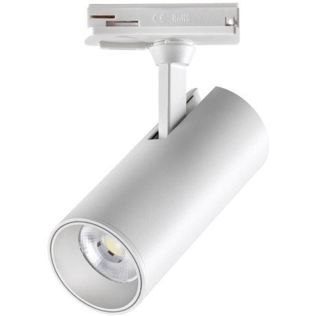 Однофазный двужильный светодиодный трековый светильник Novotech 359156 SELENE 4000К 2300Лм CRI90+ 45° 24Вт