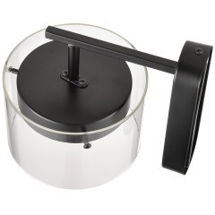 8232/1W COMFI черный/прозрачный, металл/стекло Бра LED GX70 1*10W 220V NATALINA