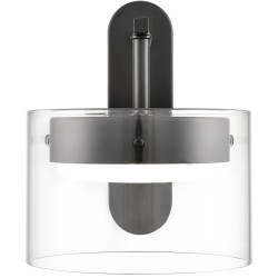 8232/1W COMFI черный/прозрачный, металл/стекло Бра LED GX70 1*10W 220V NATALINA
