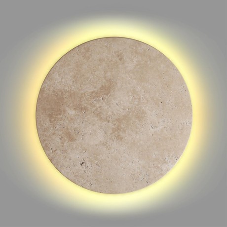 6625/15WL HIGHTECH ODL24 бежевый/металл/травертин Настенный светильник IP20 LED 15W 3000K 220V TRAVERTINO