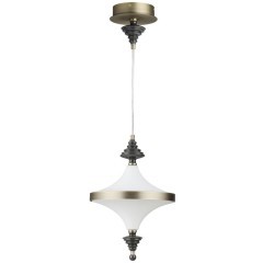 5404/23L L-VISION ODL_EX25 97 бронзов.брашированн./черный/стекло/керамика Подвес LED 23W 3000K ULA