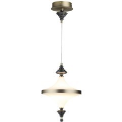 5404/23L L-VISION ODL_EX25 97 бронзов.брашированн./черный/стекло/керамика Подвес LED 23W 3000K ULA