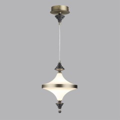 5404/23L L-VISION ODL_EX25 97 бронзов.брашированн./черный/стекло/керамика Подвес LED 23W 3000K ULA