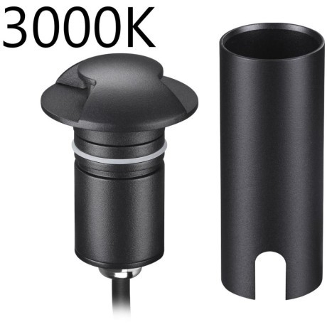 Встраиваемый грунтовый светильник IP67 LED 3W 3000K 12V/24V Odeon Light WALD (нужен драйвер 357781/357782) 6662/2GL3