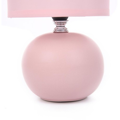 8225/1T CLASSI LN25 розовый, керамика/текстиль Настольная лампа E14 1*40W 220V OCTAVIA