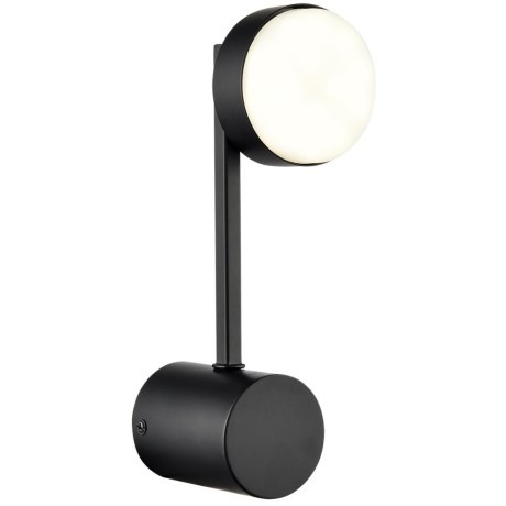 8186/1W COMFI LN25 черный, металл Бра LED GX53 1*7W 220V DABRA