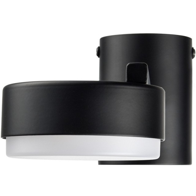 8186/1W COMFI LN25 черный, металл Бра LED GX53 1*7W 220V DABRA