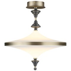 5404/43CL L-VISION ODL_EX25 97 бронзов.брашированн./черный/стекло/керамика Люстра потолочная LED 43W 3000K ULA