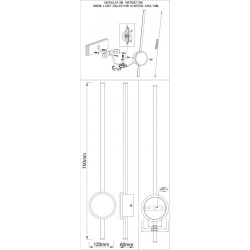 Бра Odeon Light 4256/18WL STILO светодиодная LED 18W