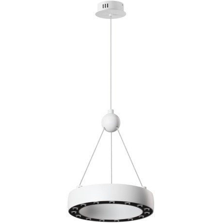 Светильник подвесной светодиодный, длина провода 2м LED 12W вниз 5W вверх 1360Лм 3000K Odeon Light TURN 359395