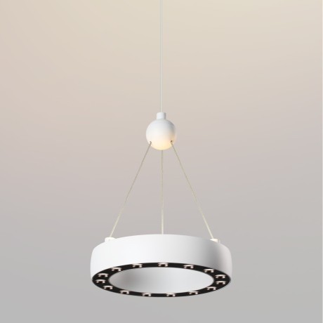 Светильник подвесной светодиодный, длина провода 2м LED 12W вниз 5W вверх 1360Лм 3000K Odeon Light TURN 359395