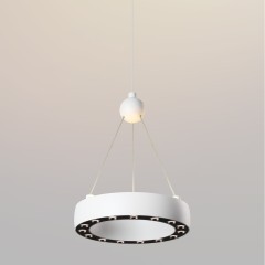 Светильник подвесной светодиодный, длина провода 2м LED 12W вниз 5W вверх 1360Лм 3000K Odeon Light TURN 359395