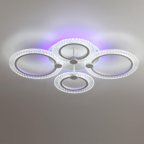 8017/60CL Потолочный светильник Lumion LEDIO c подсв. осн. LED 60W Ra90 Lm5100 220V 3000-6000K MOLLY