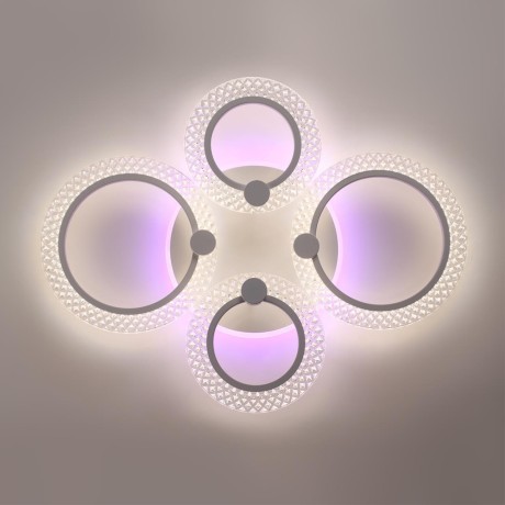 8017/60CL Потолочный светильник Lumion LEDIO c подсв. осн. LED 60W Ra90 Lm5100 220V 3000-6000K MOLLY