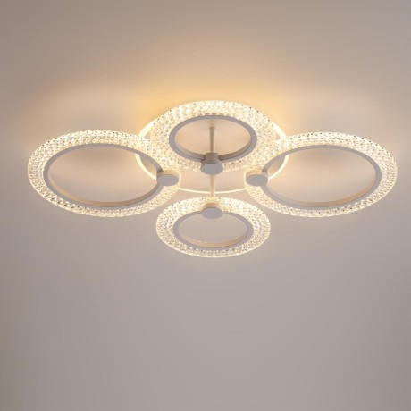 8017/60CL Потолочный светильник Lumion LEDIO c подсв. осн. LED 60W Ra90 Lm5100 220V 3000-6000K MOLLY