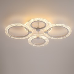 8017/60CL Потолочный светильник Lumion LEDIO c подсв. осн. LED 60W Ra90 Lm5100 220V 3000-6000K MOLLY