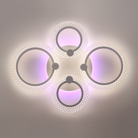 8017/60CL Потолочный светильник Lumion LEDIO c подсв. осн. LED 60W Ra90 Lm5100 220V 3000-6000K MOLLY