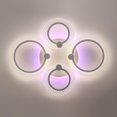 8017/60CL Потолочный светильник Lumion LEDIO c подсв. осн. LED 60W Ra90 Lm5100 220V 3000-6000K MOLLY