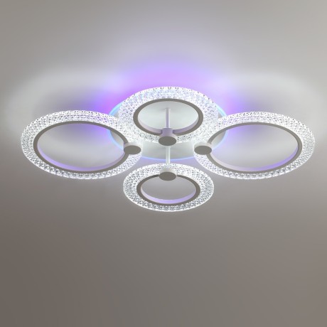 8017/60CL Потолочный светильник Lumion LEDIO c подсв. осн. LED 60W Ra90 Lm5100 220V 3000-6000K MOLLY