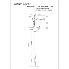 Подвесной светильник IP20 LED 5W 300Лм 3000K 180° 220V ANIKA 4290/5L