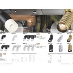 Спот настенный Novotech 370740 FLAX под лампу 1xGU10 3*9W