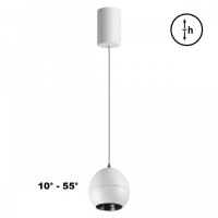 Светильник подвесной с механизмом регулировки высоты, провод 2м LED 7W 3000K 760Лм Novotech SFERO 359341