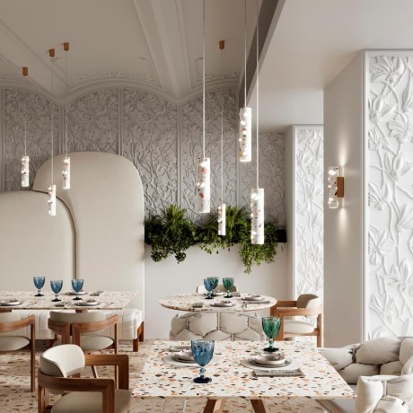 Подвесной светильник 6W 3000K Odeon Light TERRAZZO 7012/6L