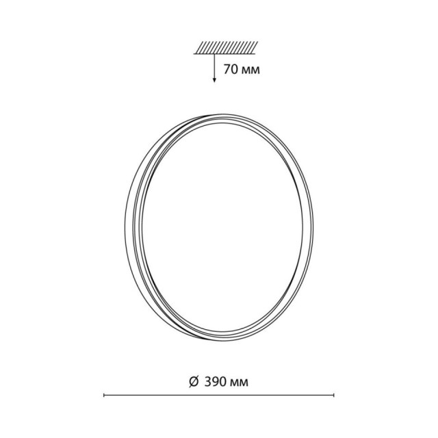 Настенно-потолочный светильник Sonex 7619/DL SAVI IP43 светодиодный LED 48W