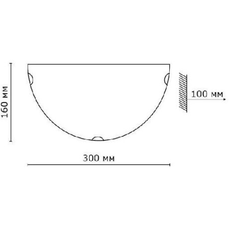 Бра Sonex 18 KUSTA под лампу 1xE27 100W