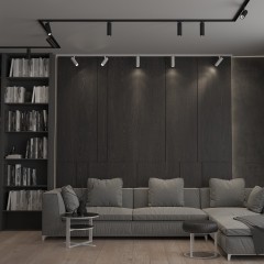 Трехфазный трековый светильник с перекл. цв.температуры и мощности Novotech NAIL 359030