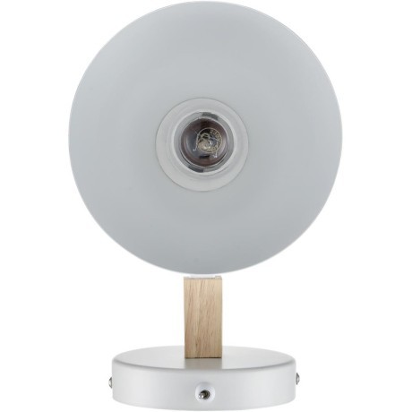 8095/1W MODERNI LN25 белый/белый металл, дерево/металл Бра Е27 1*60W 220V COLANGE