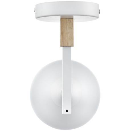 8095/1W MODERNI LN25 белый/белый металл, дерево/металл Бра Е27 1*60W 220V COLANGE