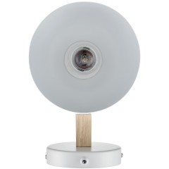 8095/1W MODERNI LN25 белый/белый металл, дерево/металл Бра Е27 1*60W 220V COLANGE