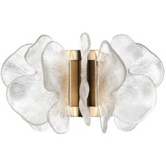 5089/25WL L-VISION ODL25 559 под латунь/прозрачный/акрил Бра LED 25W 3500K 1643Лм SIAMA