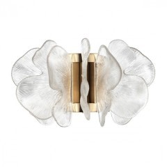 5089/25WL L-VISION ODL25 559 под латунь/прозрачный/акрил Бра LED 25W 3500K 1643Лм SIAMA