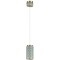 Odeon Light Exclusive LULU 5452/5L Декоративный светодиодный подвес-цилиндр с керамическим плафоном и основанием светлая бронза 5Вт 450Лм 3000K CRI80