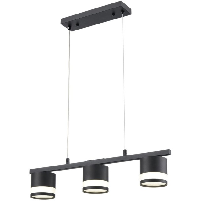 8240/3 COMFI LN25 черный, металл/акрил Светильник подвесной LED GX53 3*7W 220V LANIKA