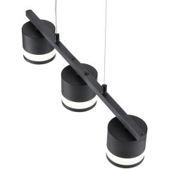 8240/3 COMFI LN25 черный, металл/акрил Светильник подвесной LED GX53 3*7W 220V LANIKA