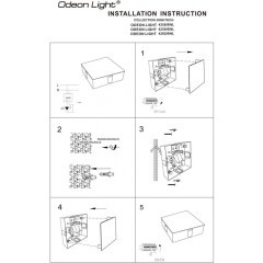 Настенно-потолочный светильник Odeon Light 4258/8WL VISTA светодиодный LED 8W
